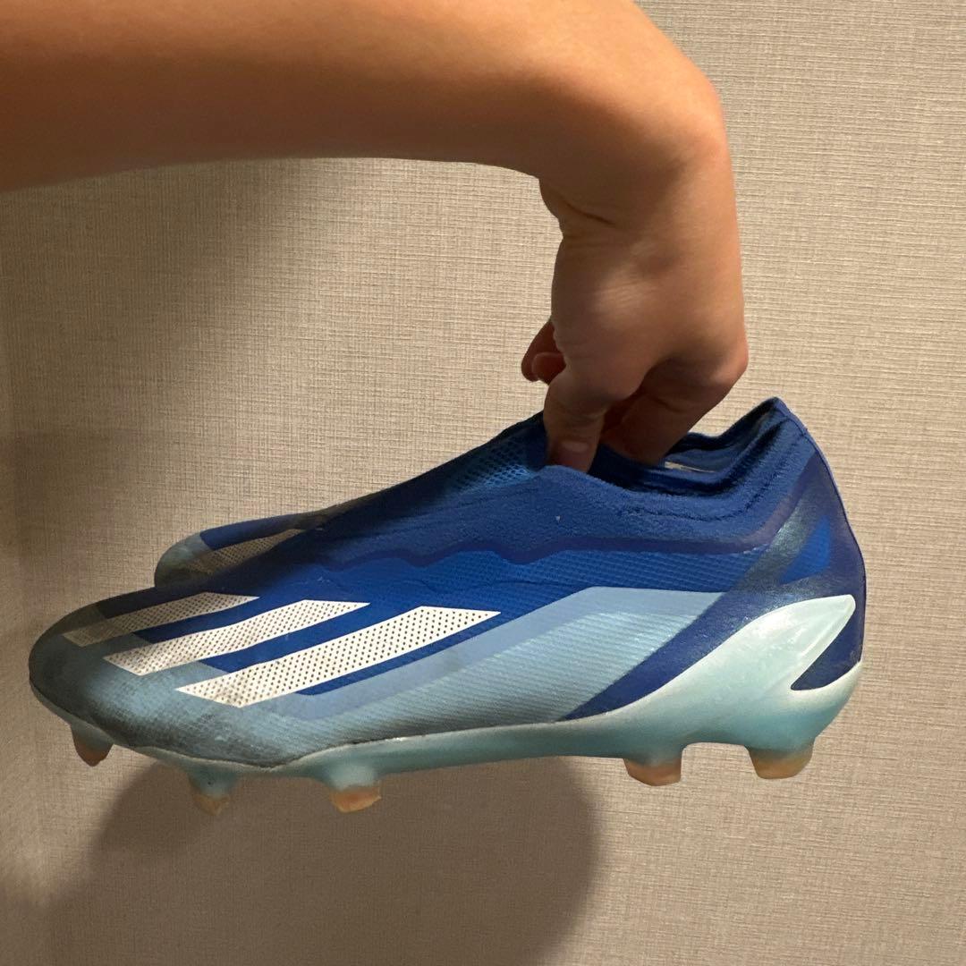 は*ー様 アディダス Xクレイジーファスト.1 ジャパンAG 紐なし レース