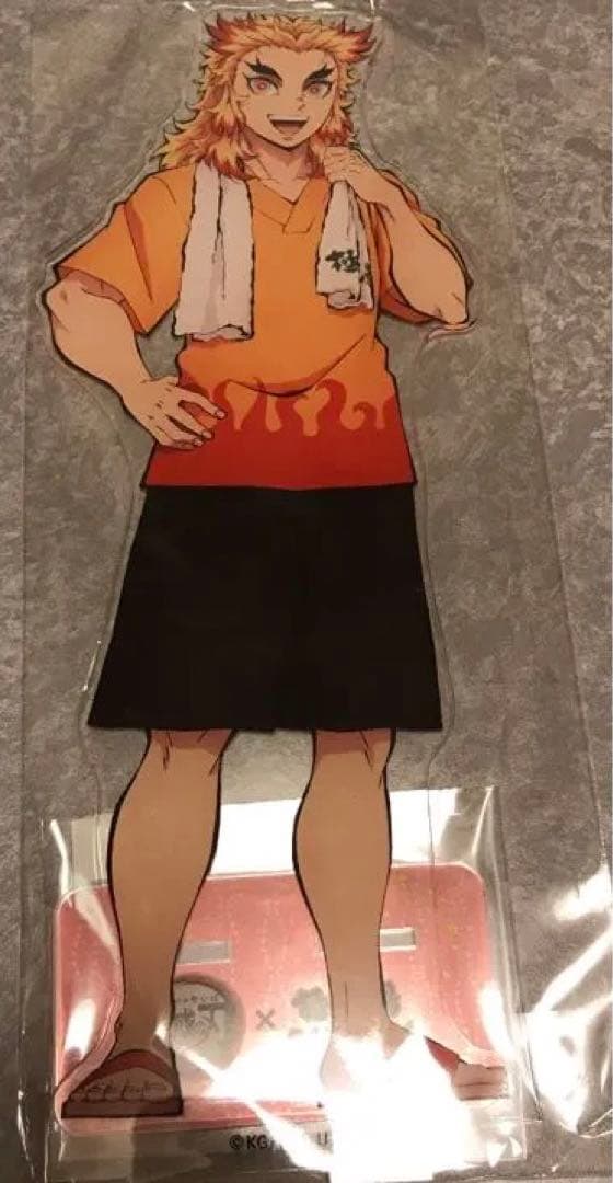 鬼滅の刃　極楽湯　 煉獄杏寿郎 ビッグアクリルスタンド