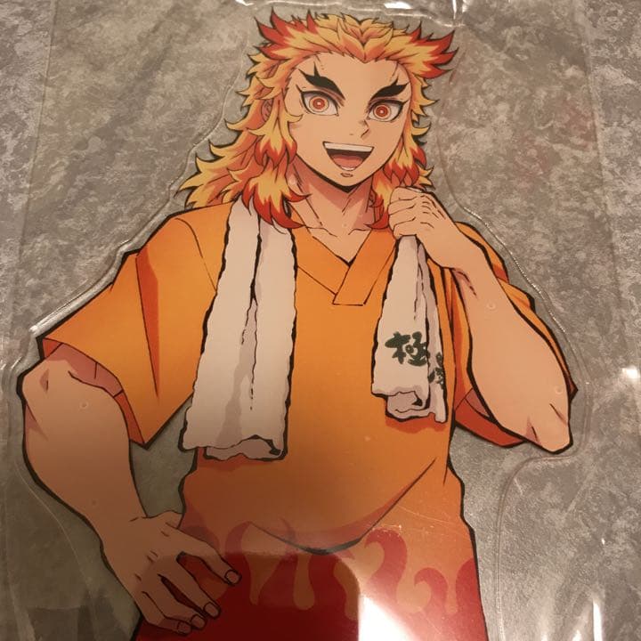 鬼滅の刃　極楽湯　 煉獄杏寿郎 ビッグアクリルスタンド