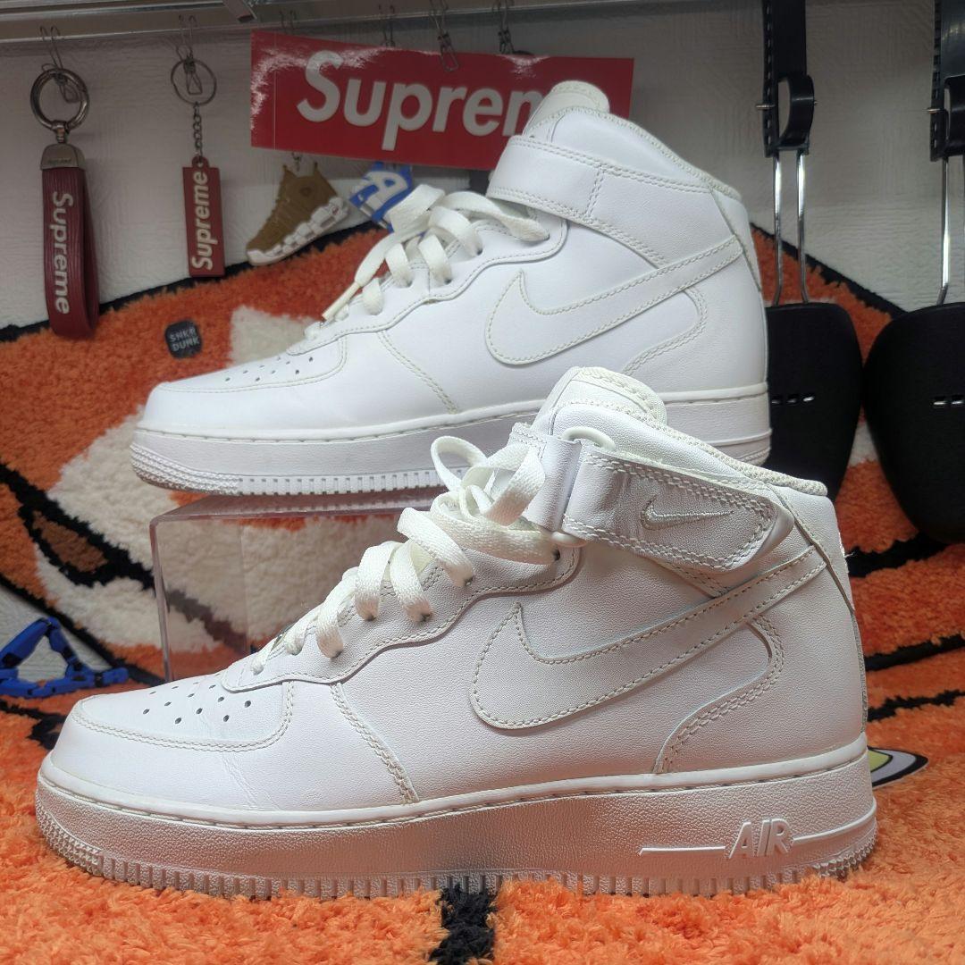 ナイキ エアフォース 1 ミッド 07 ホワイト 　26.5cm