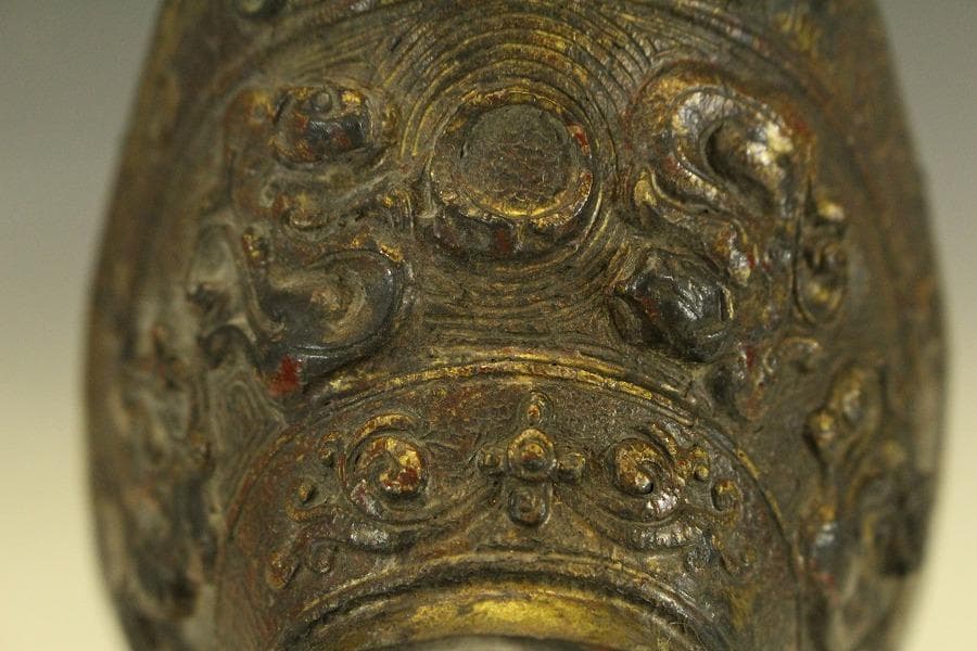 中国美術 古銅 龍紋 洗 文房具 匙(HA398) - メルカリ