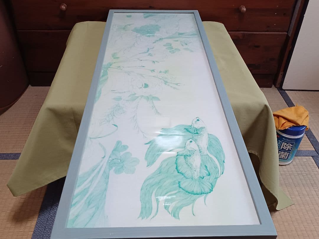 作者不明　「ネオタキシード」(仮題)　　肉筆ペン画　細密画　ヒグチユウコ彷彿