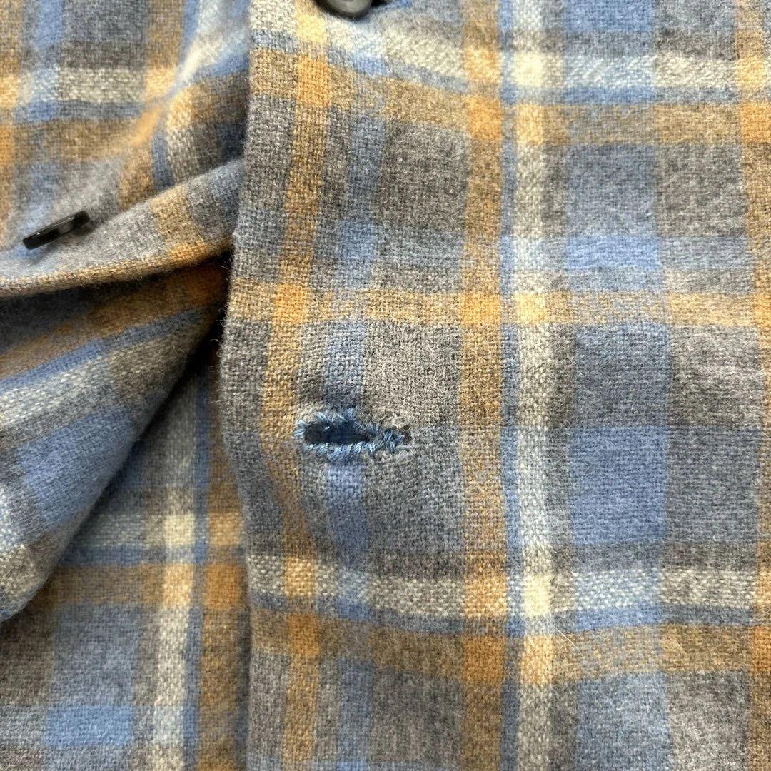 ニ*ク様 ペンドルトン 70s ブルー グレー オレンジ ホワイト ボード