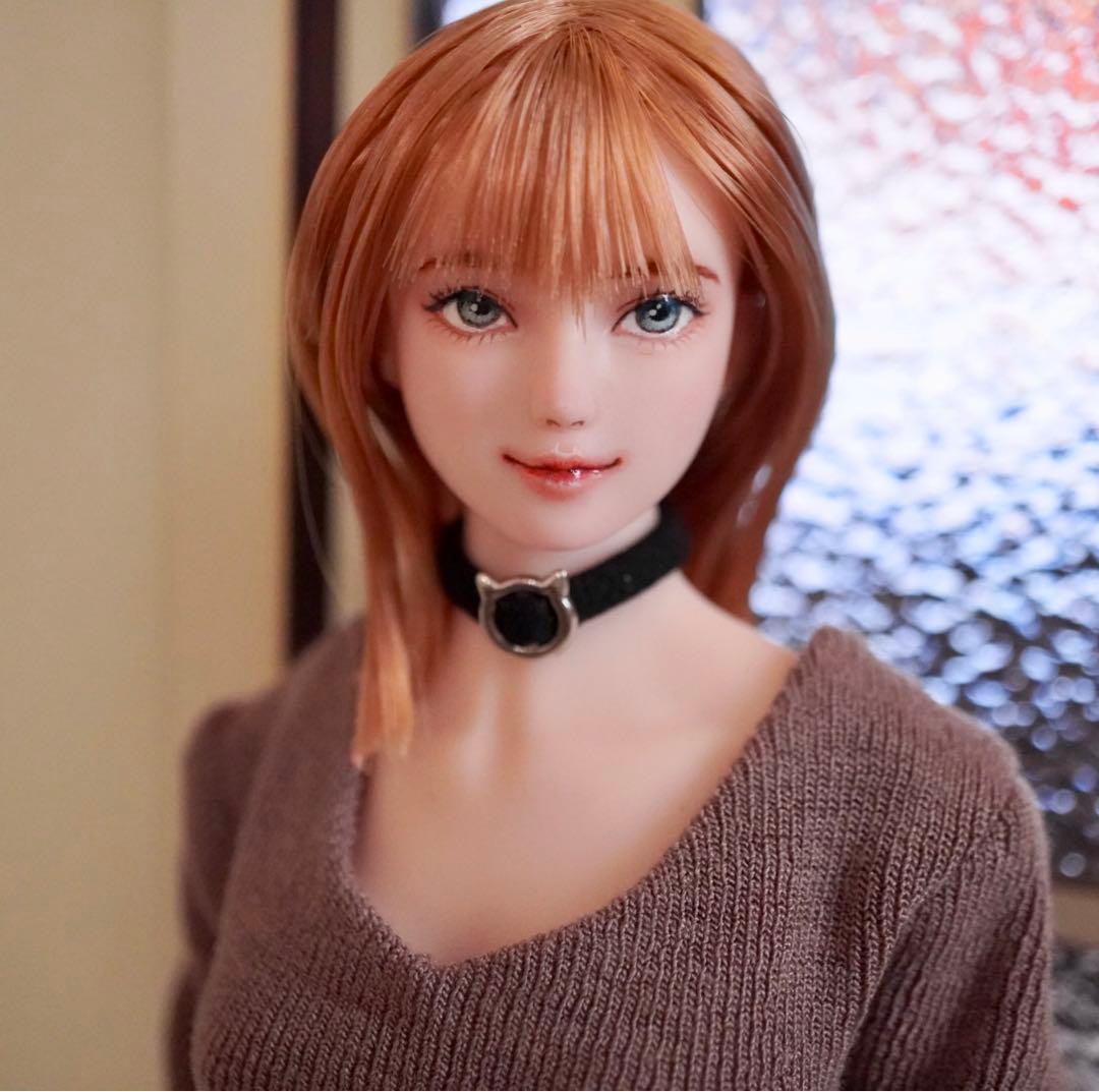 ☆1/6カスタムヘッド『薫』☆ 1/6カスタムドールヘッド☆UNFAIR8☆bymiho☆六分の一男子図鑑☆エイト