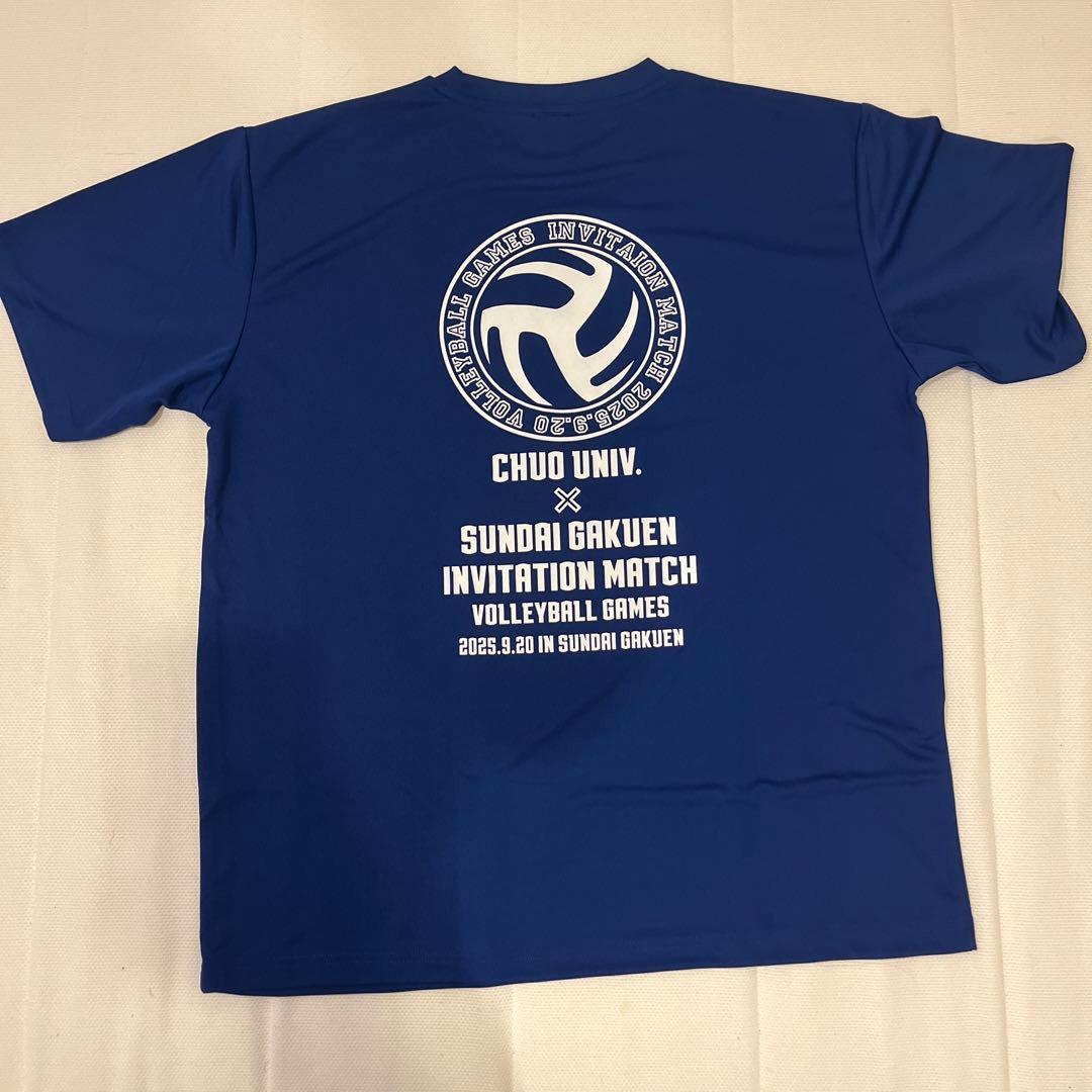 3XL 駿台学園 文化祭コラボTシャツ 中央大学 新品 バレーボール