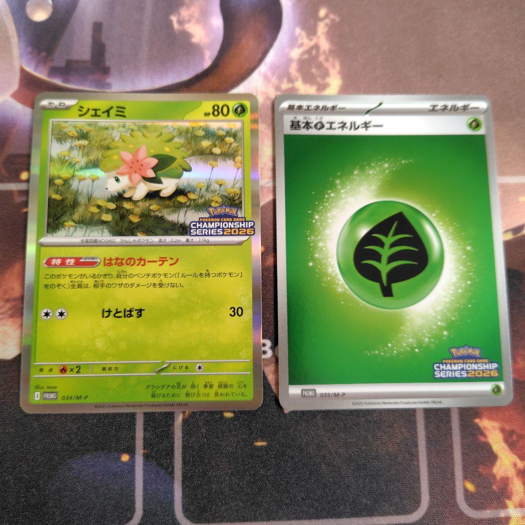 シェイミ 基本草エネルギー CL チャンピオンズリーグ 2026 プロモ