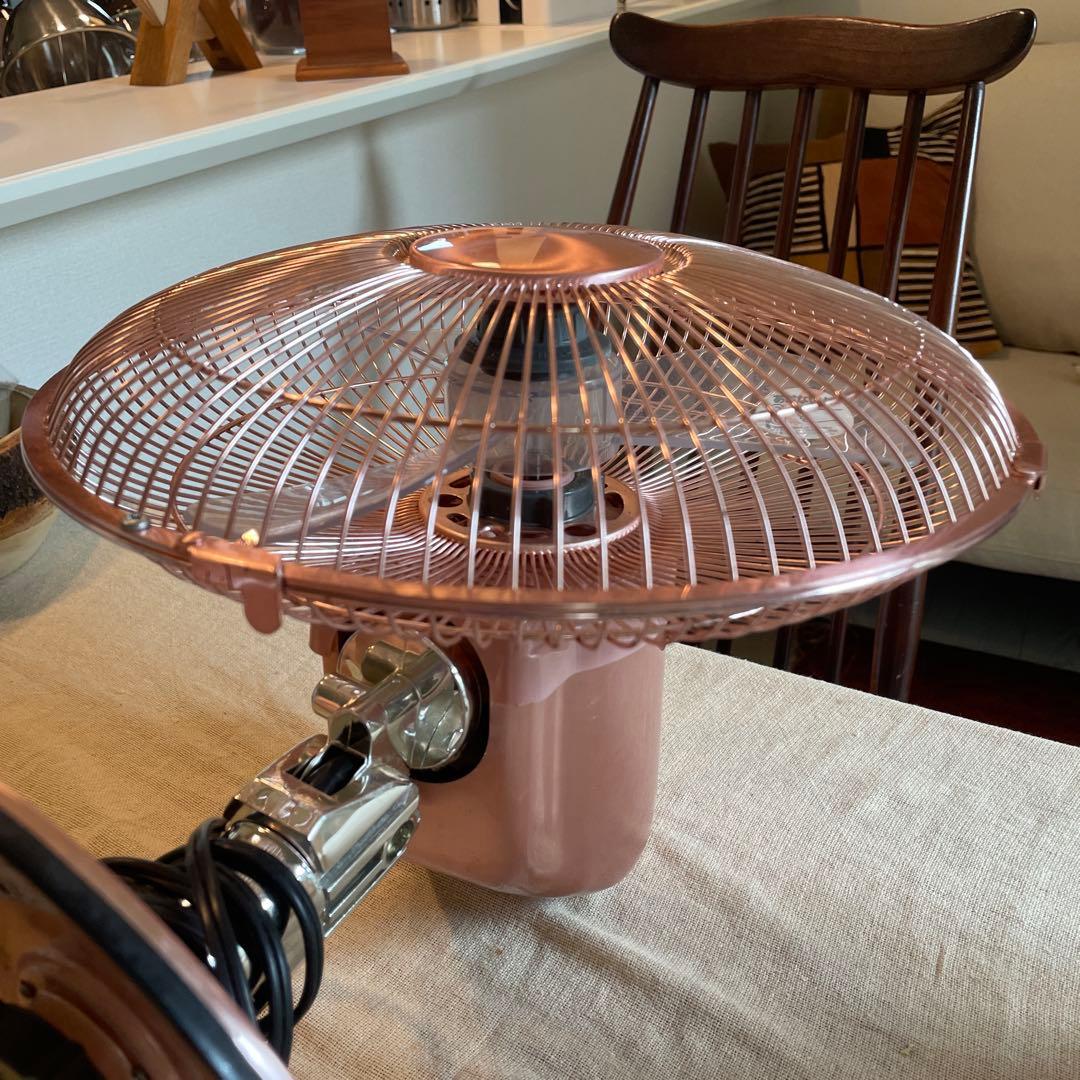 レトロ扇風機 家電 ドウシシャ メタル扇風機 EIM232 銅アンティーク