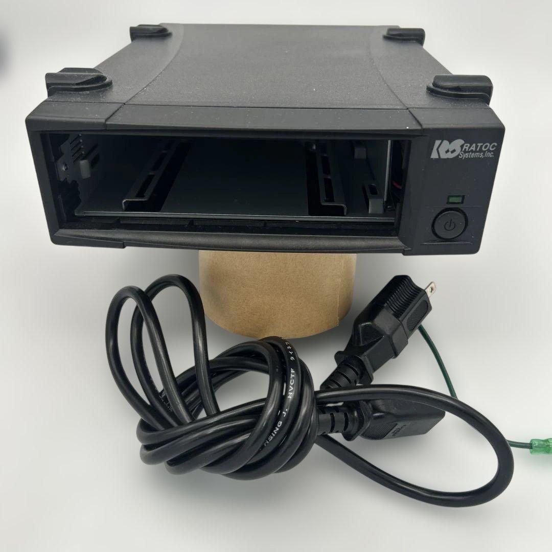RATOC 外付け5インチベイケース USB3.0対応 USB3.0/eSATA 5インチドライブケース RS-EC5-EU3Z｜ラトックシステム