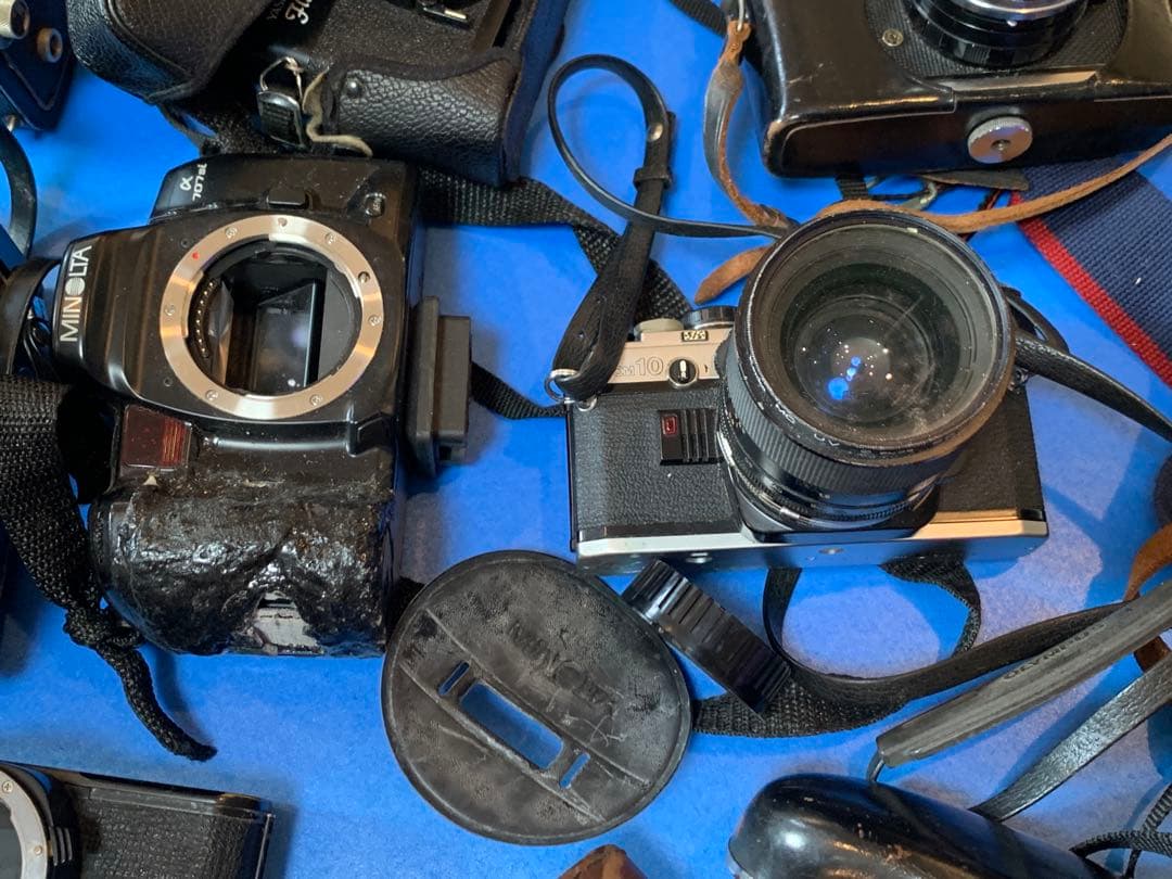 0707カメラ まとめ1 一眼レフ 二眼 キヤノン ミノルタ ペンタックス