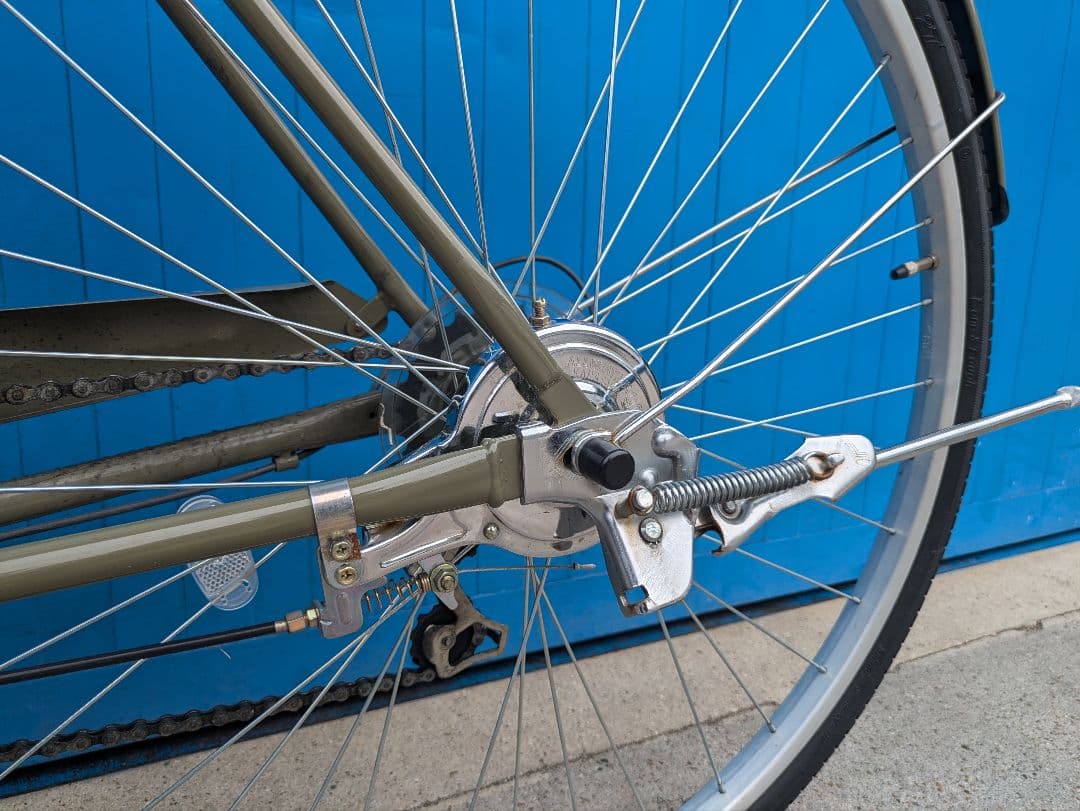 美品 中古 自転車 27インチ 6段ギア 名古屋引き取り レトロ - メルカリ