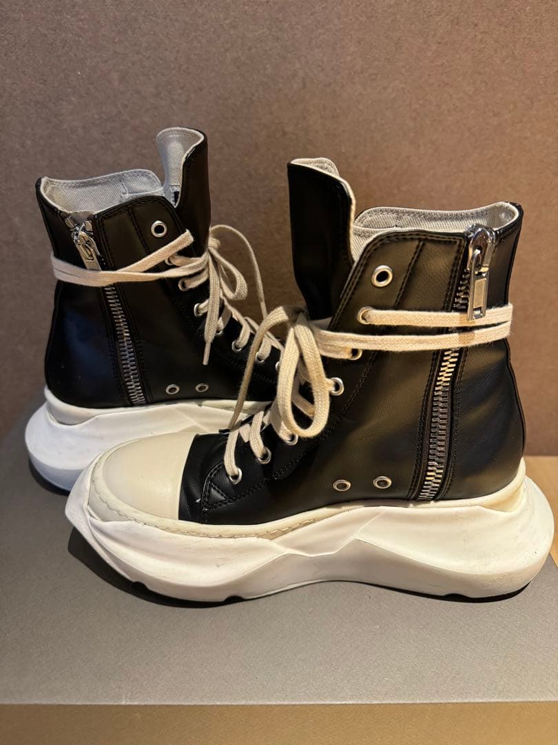 Rick Owens DRKSHDW アブストラクト レザースニーカー - メルカリ