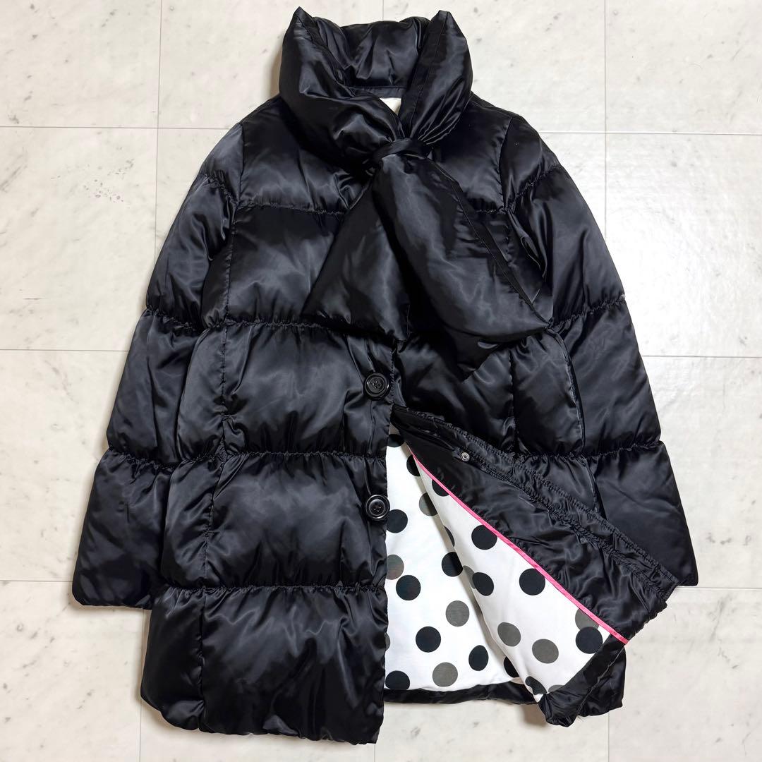 kate spade ダウンコート リボンタイ 裏地ドット柄 ブラック M 楽天市場】kate spade ケイトスペード 【国内正規○】NJMU2834A リボン