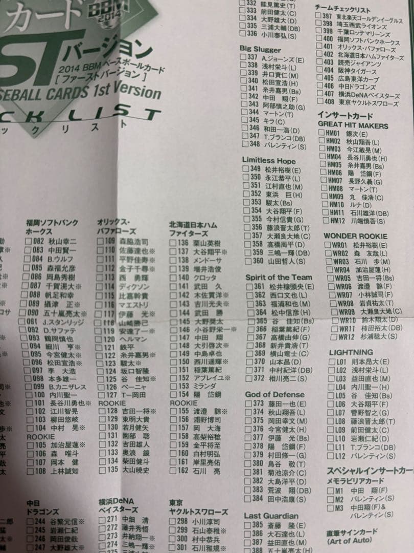 2014 BBM ベースボールカード 1st version大谷翔平 未開封 - メルカリ