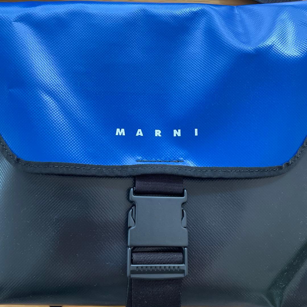 h*n様 未使用新品タグ付き MARNI マルニ PVC メッセンジャー/ショル