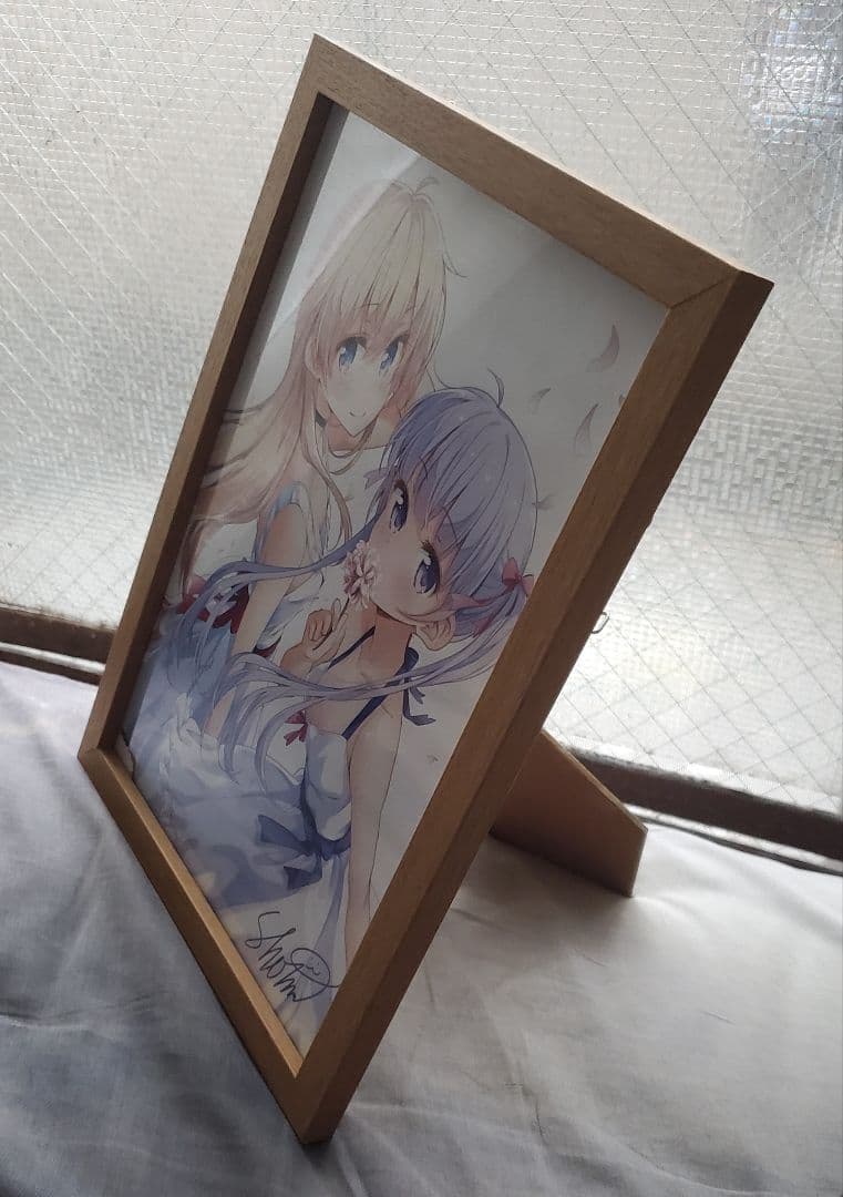 得能正太郎　NEW GAME!展 額付 複製サイン入り アートグラフ