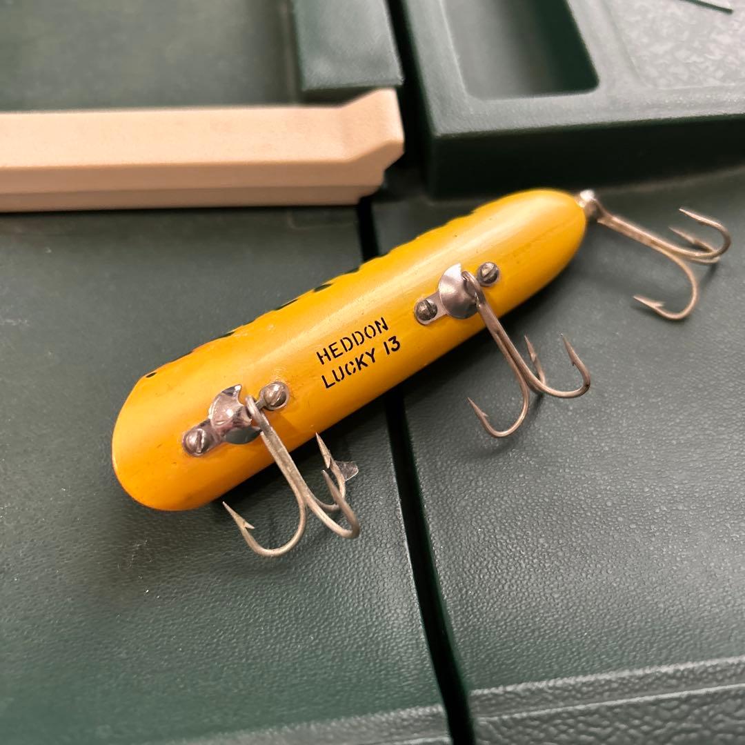 専用！ レアカラー！オールド ヘドン ラッキー13 14KCD 縦割れ