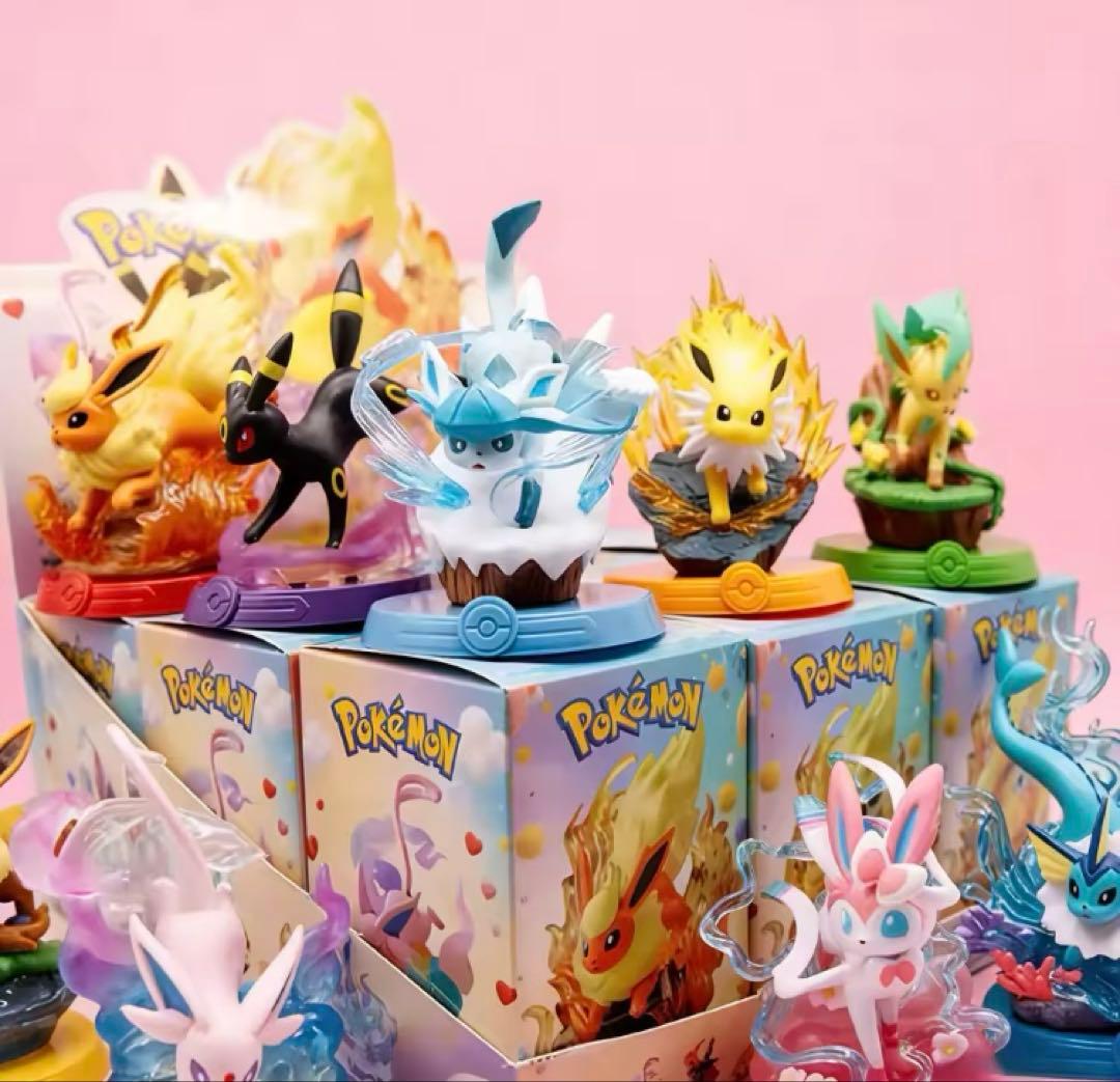 ポケモン フィギュア イーブイ ブイズ　9体セット