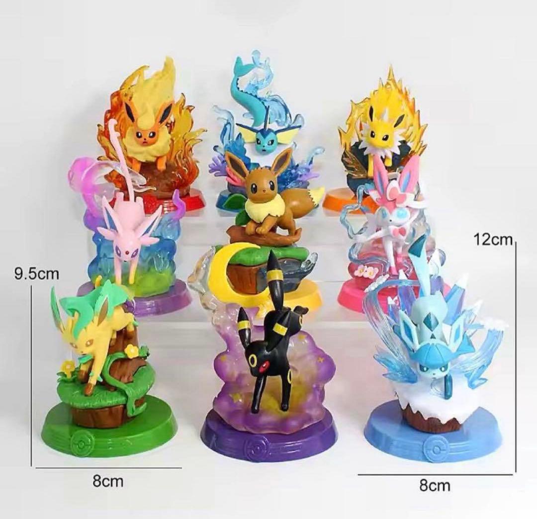 ポケモン フィギュア イーブイ ブイズ　9体セット
