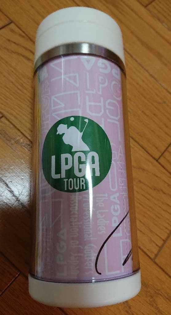 新品未使用品】松田鈴英選手 直筆サイン入り タンブラー 携帯ポップ