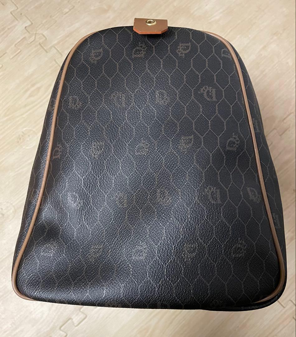 《美品》 Christian Dior ボストンバッグ ブラウン ハニカム 旅行