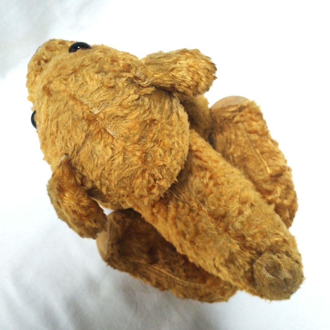 【アンティーク】茶色の小犬のぬいぐるみ　ヴィンテージ レトロ