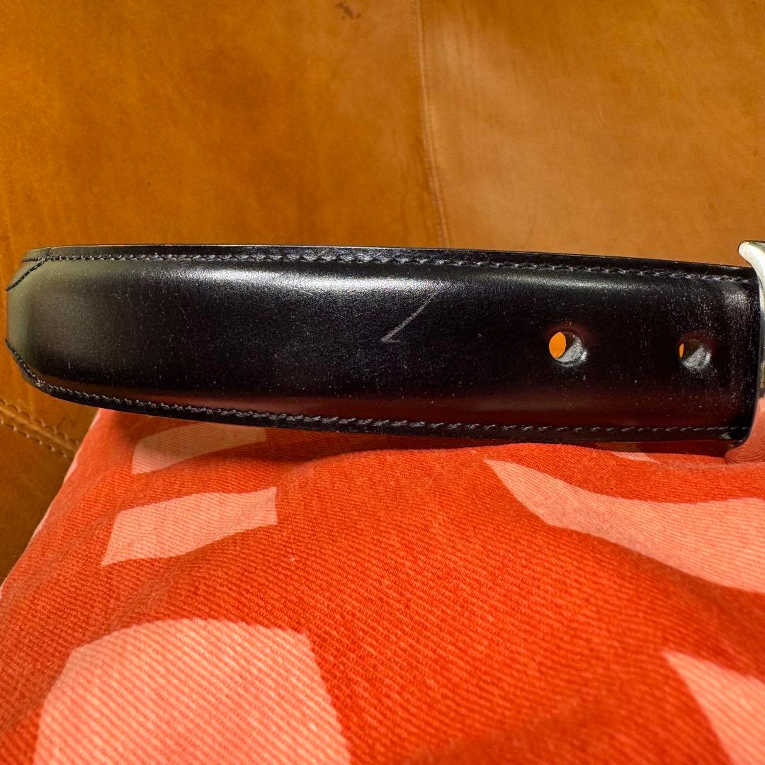 【最終値下げ】K.T.LEWISTON コードバンベルト 黒 ラコタハウス