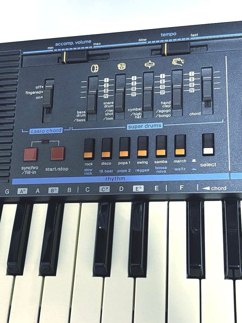 た*ま様 Casio MT-500☆リズムマシン付きシンセサイザー☆日本製☆レト