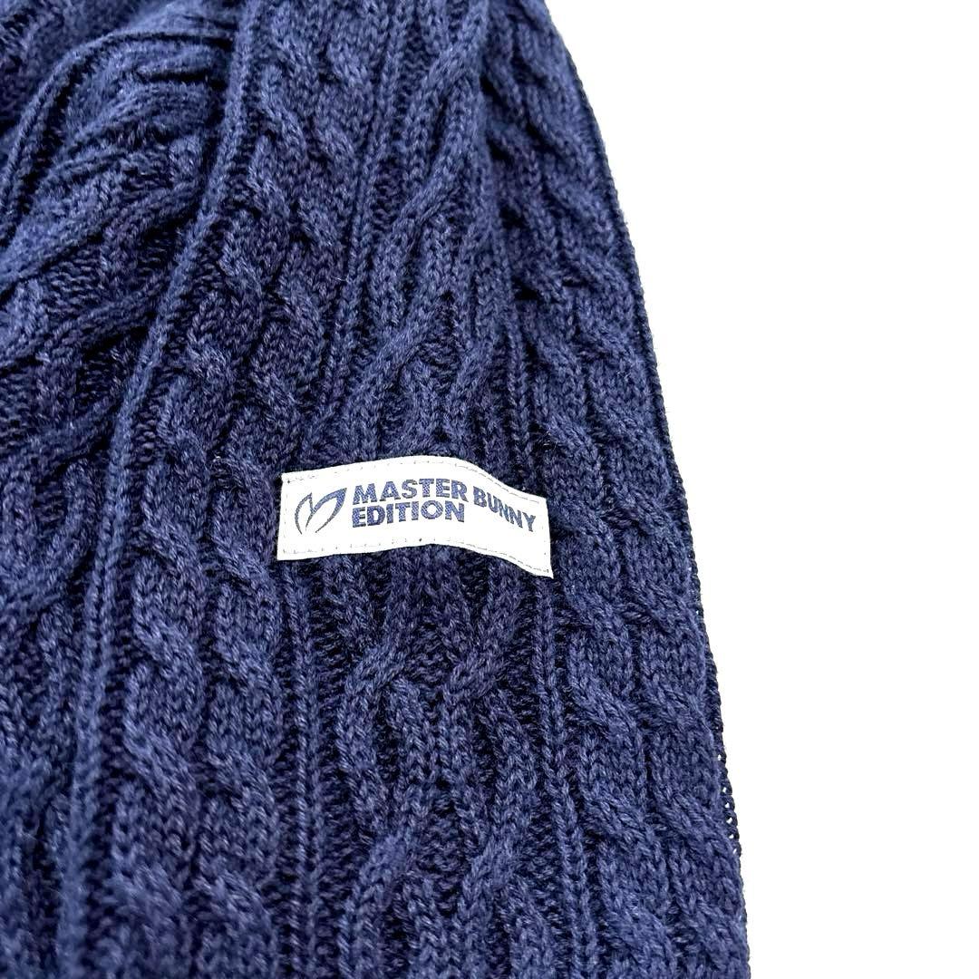 未使用❗️マスターバニーエディション 6 カシミヤ混 ケーブルニット
