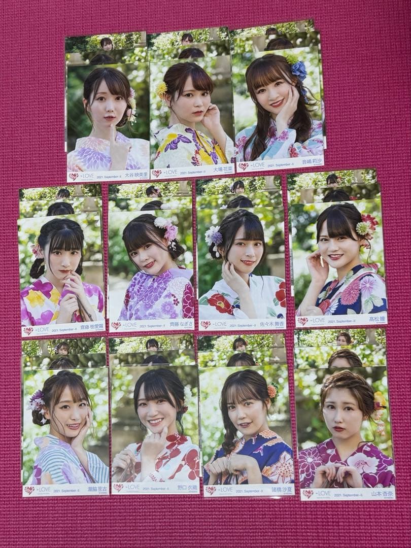 イコラブ 生写真 浴衣 まとめ売り