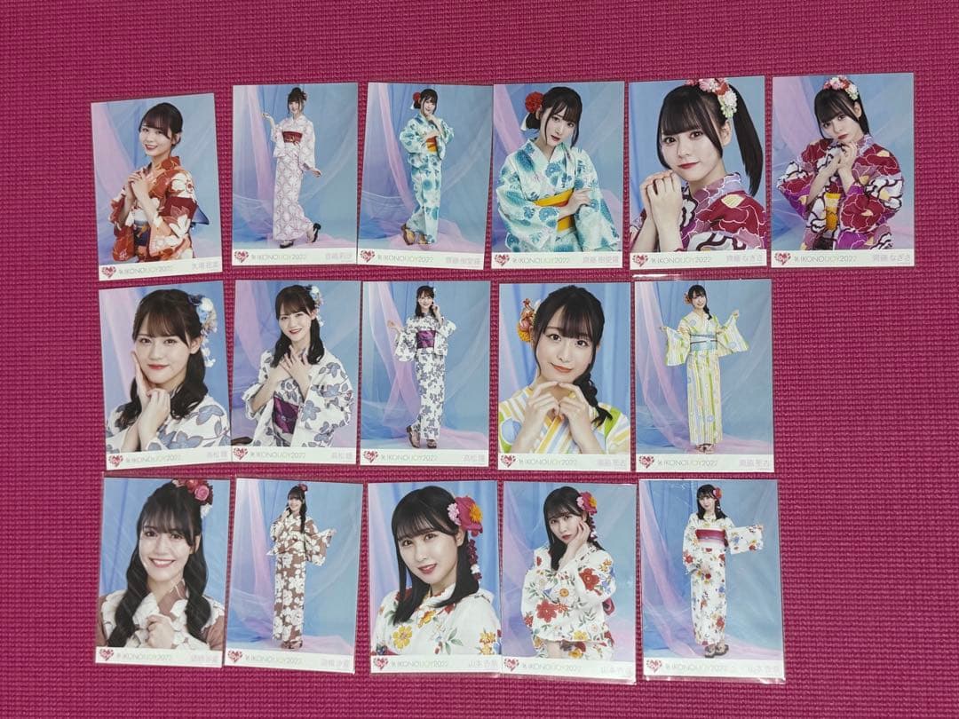 イコラブ 生写真 浴衣 まとめ売り