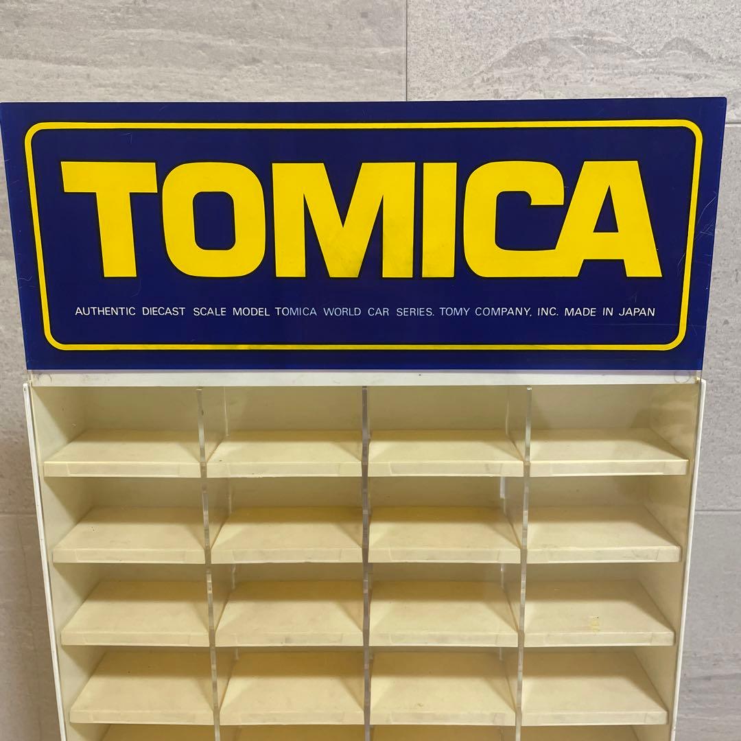 当時物 レア トミカ トミー 青版 ショーケース 40台分 ディスプレイ