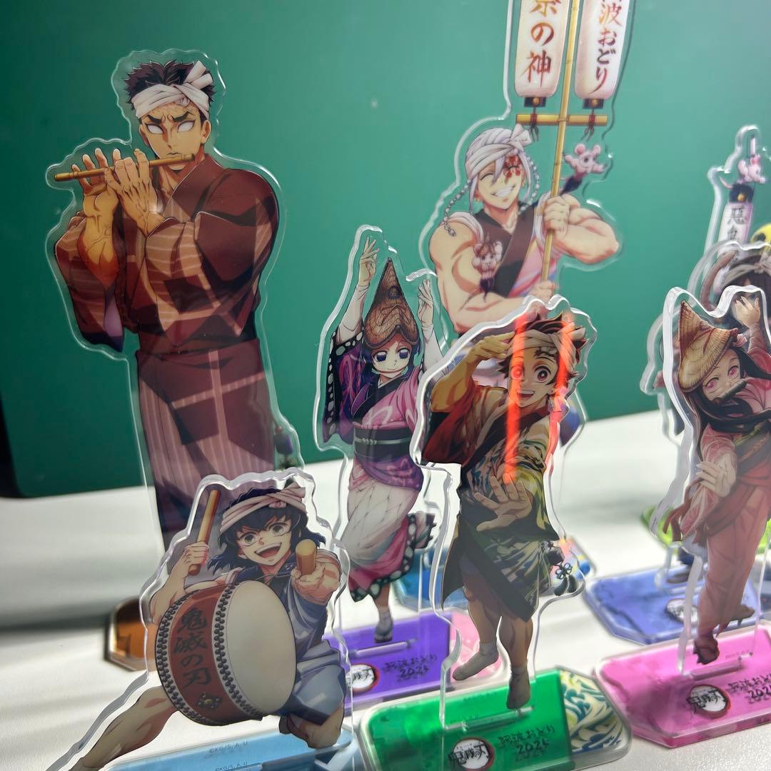 鬼滅の刃　阿波踊り アクリルスタンド 9体セット