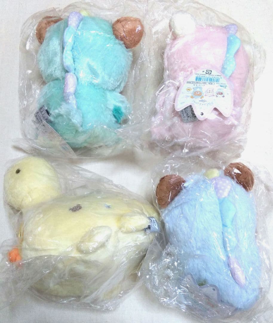 リラックマのきょうりゅうごっこ　ぬいぐるみ　４点セット