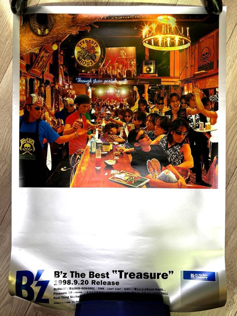 B'z Bestアルバム他　復刻版ポスター5枚セット