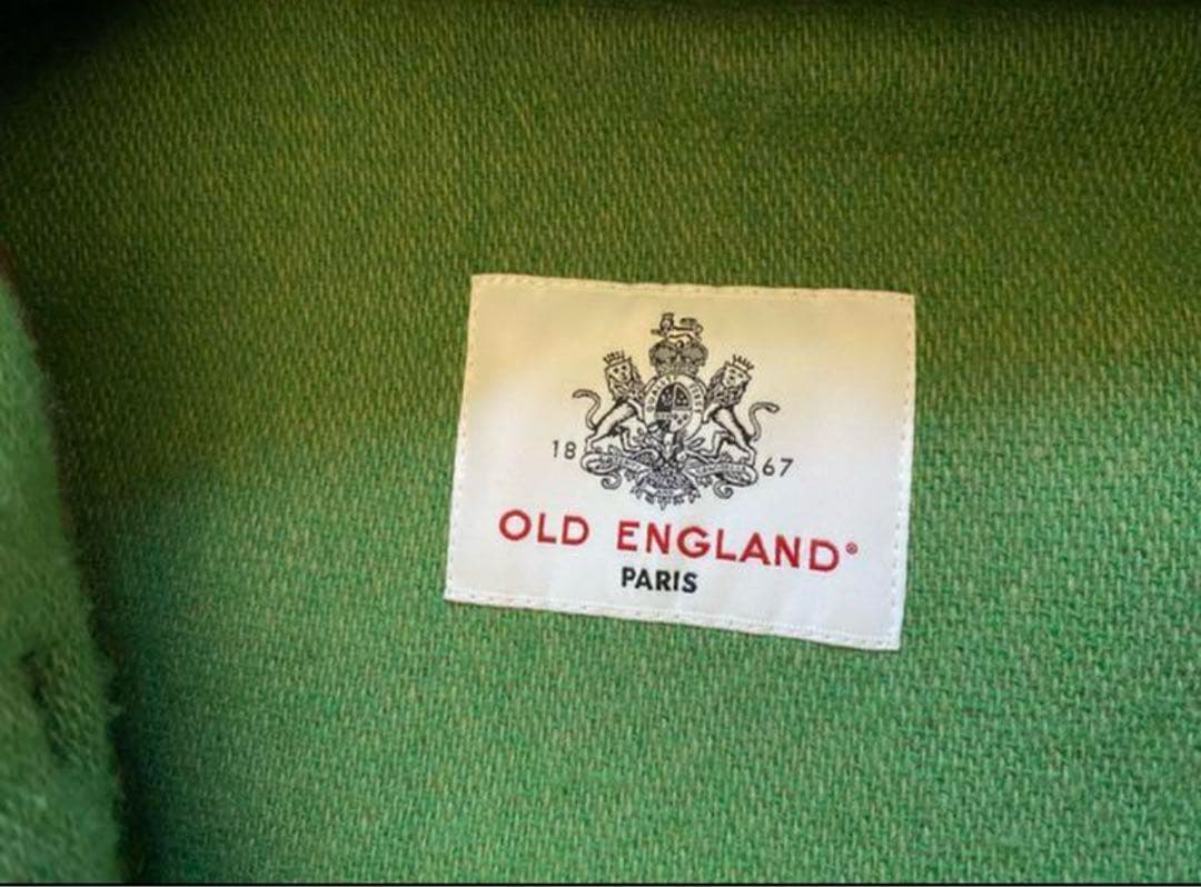 珍しいお色 美品 OLD ENGLAND 限定ボッテガグリーンダッフルコート