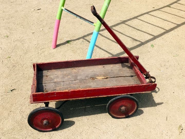 【希少品】アメリカンヴィンテージ　ラジオフライヤー 超レア物 40年代 RADIO FLYERラジオフライヤーミニチュアワゴンアメリカンVintage