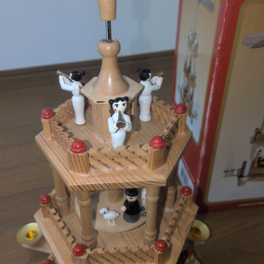 希少 箱 ドイツ クリスマスピラミッド ヴィンテージ アンティーク