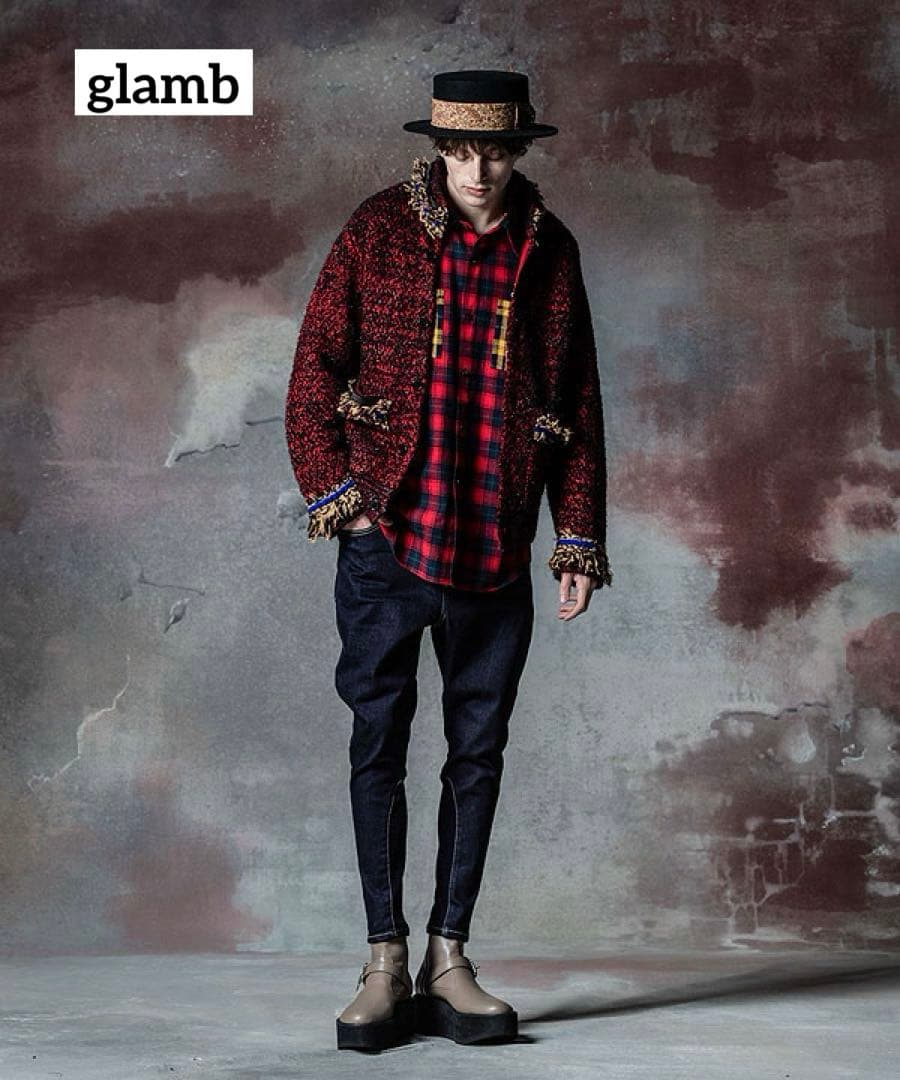 完売品 glamb ShaggyKnitJacket シャギーニットジャケット - メルカリ