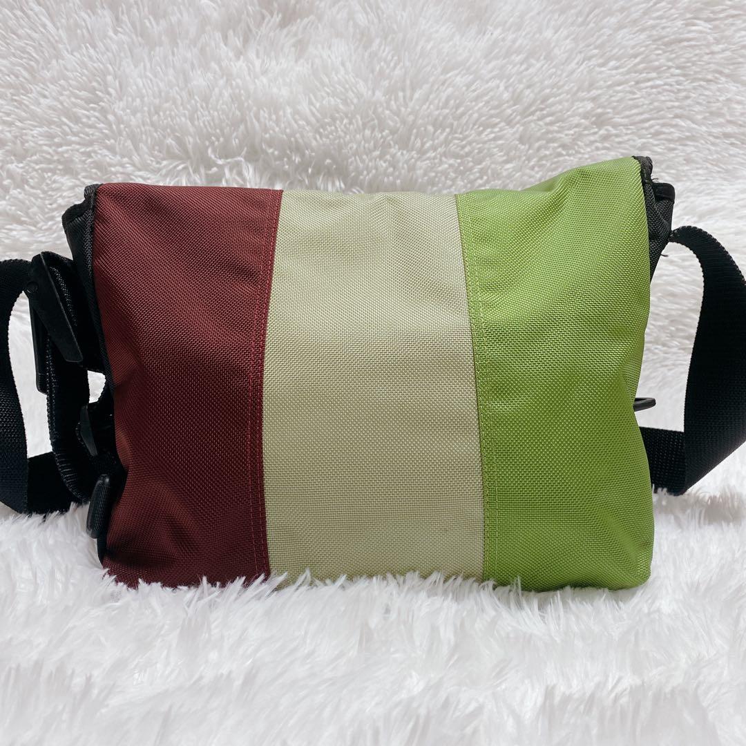 Timbuk2 メッセンジャーバッグ ショルダーバッグ グリーン レッド S