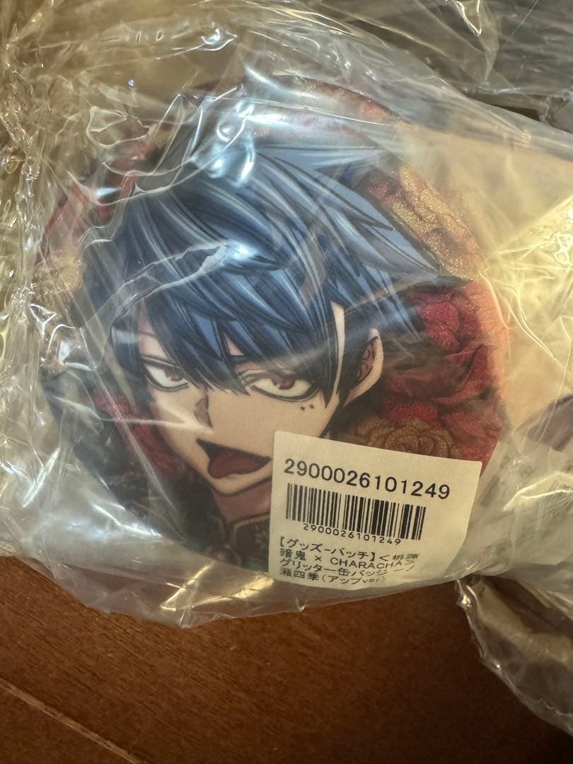 桃源暗鬼 一ノ瀬四季 BIG グリッター缶バッジ ファボテリア 4点