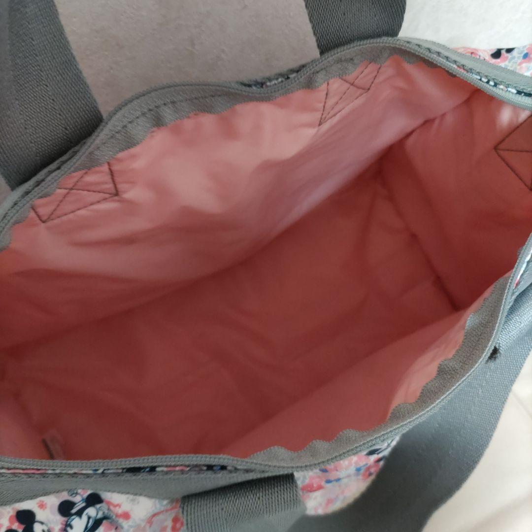 未使用 レスポートサック ディズニー ボストンバッグ ミッキー 花柄