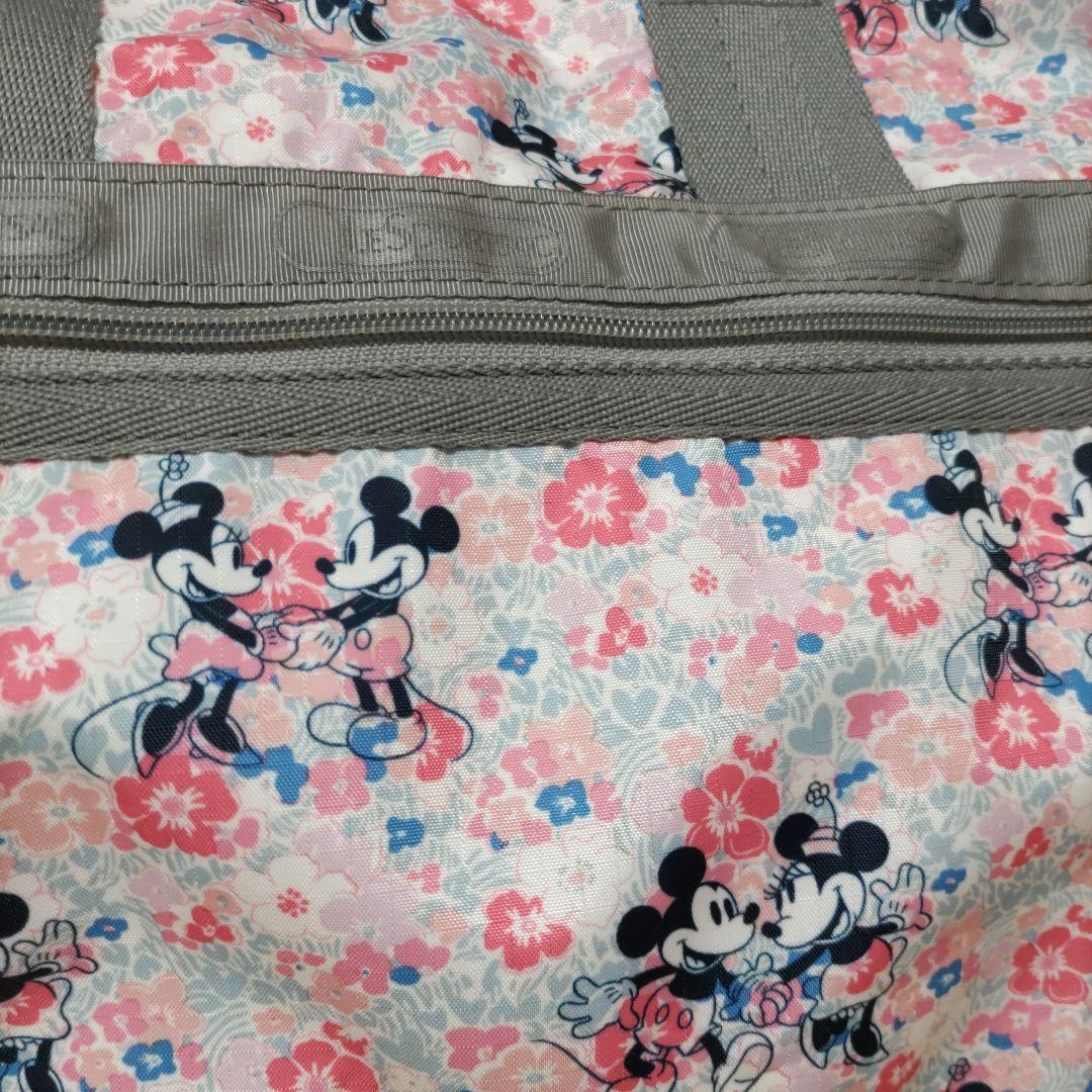未使用 レスポートサック ディズニー ボストンバッグ ミッキー 花柄