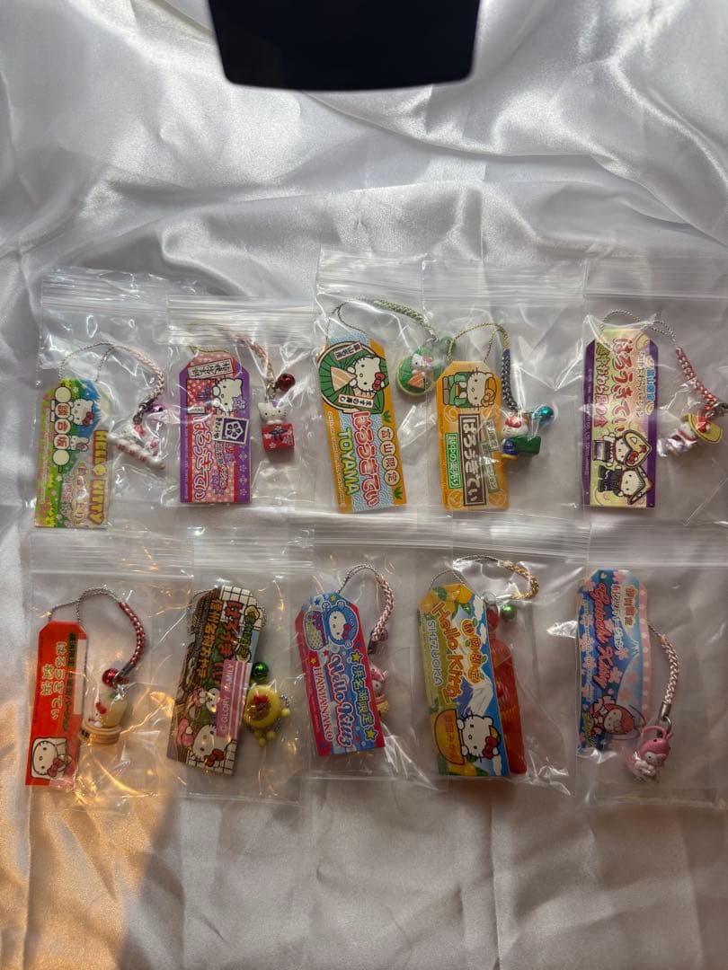 ご当地キティ 、ストラップ、全タグ付き87個レア付き、今話題、y2k