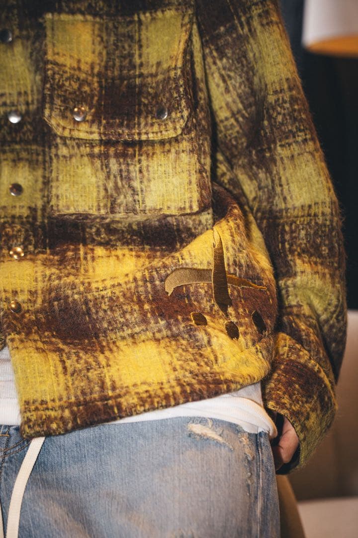 新品 CVTVLIST カタリスト MOHAIR CHECK SHIRT 2 - メルカリ