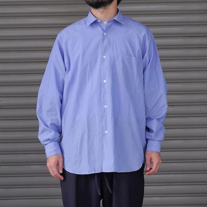 COMOLI コモリシャツ SAX Shirts - メルカリ