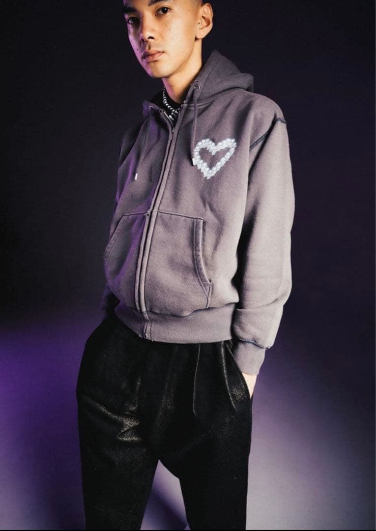 ARAKI ジップパーカー パープル - メルカリ