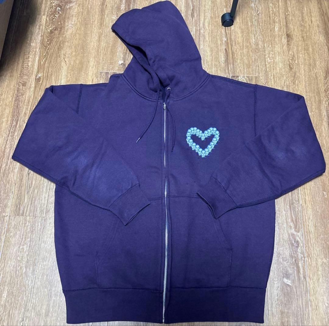 ARAKI ジップパーカー パープル - メルカリ