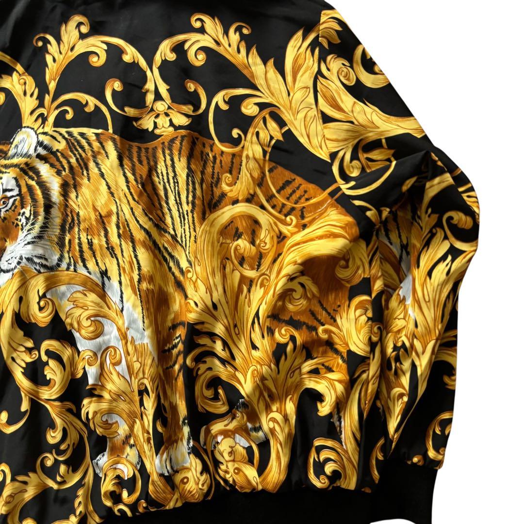 VERSACE リバーシブルサテンボンバージャケット A005 - メルカリ