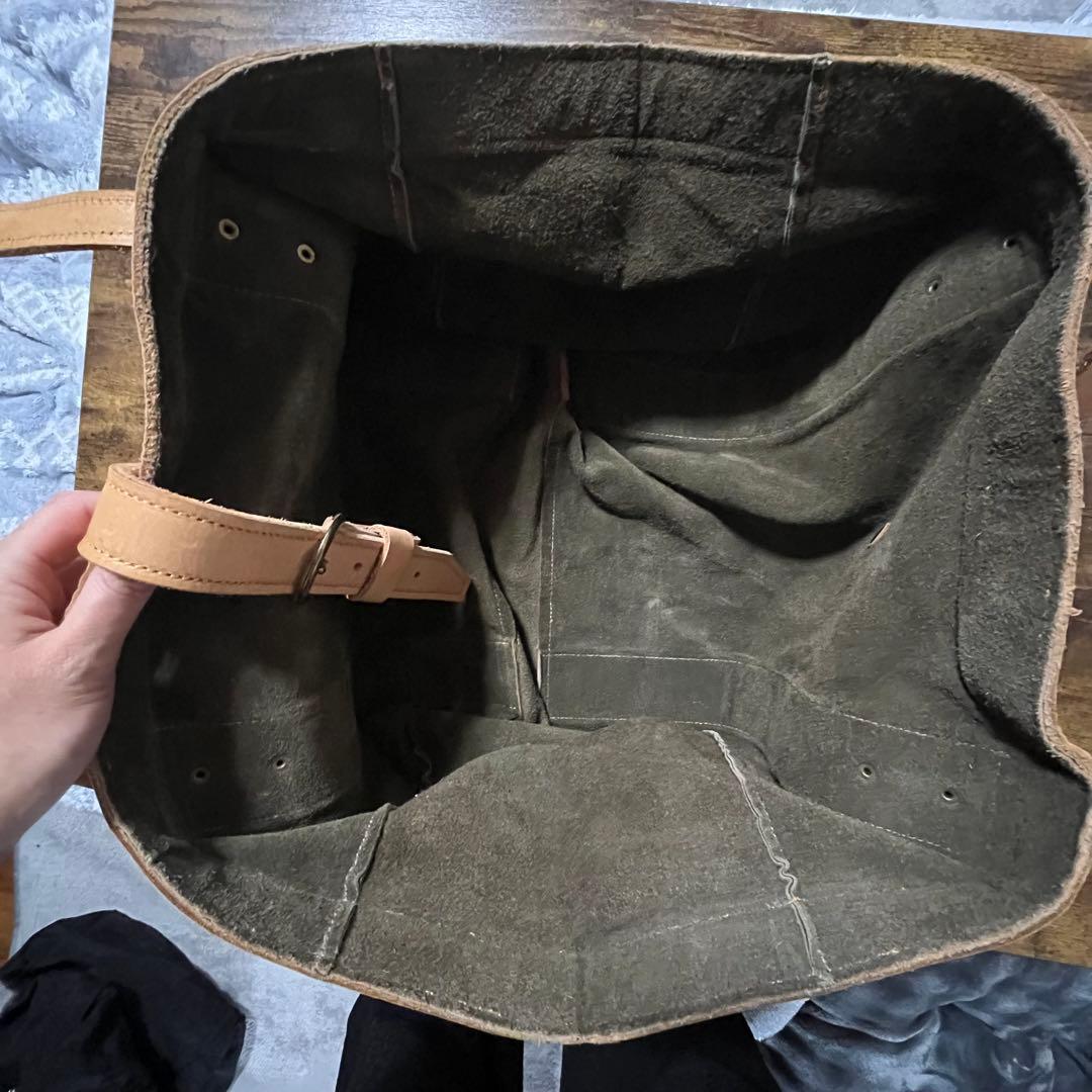 《HARRY☆HANNY》ミリタリー柄トートバッグ　ハンドメイド　大きめ