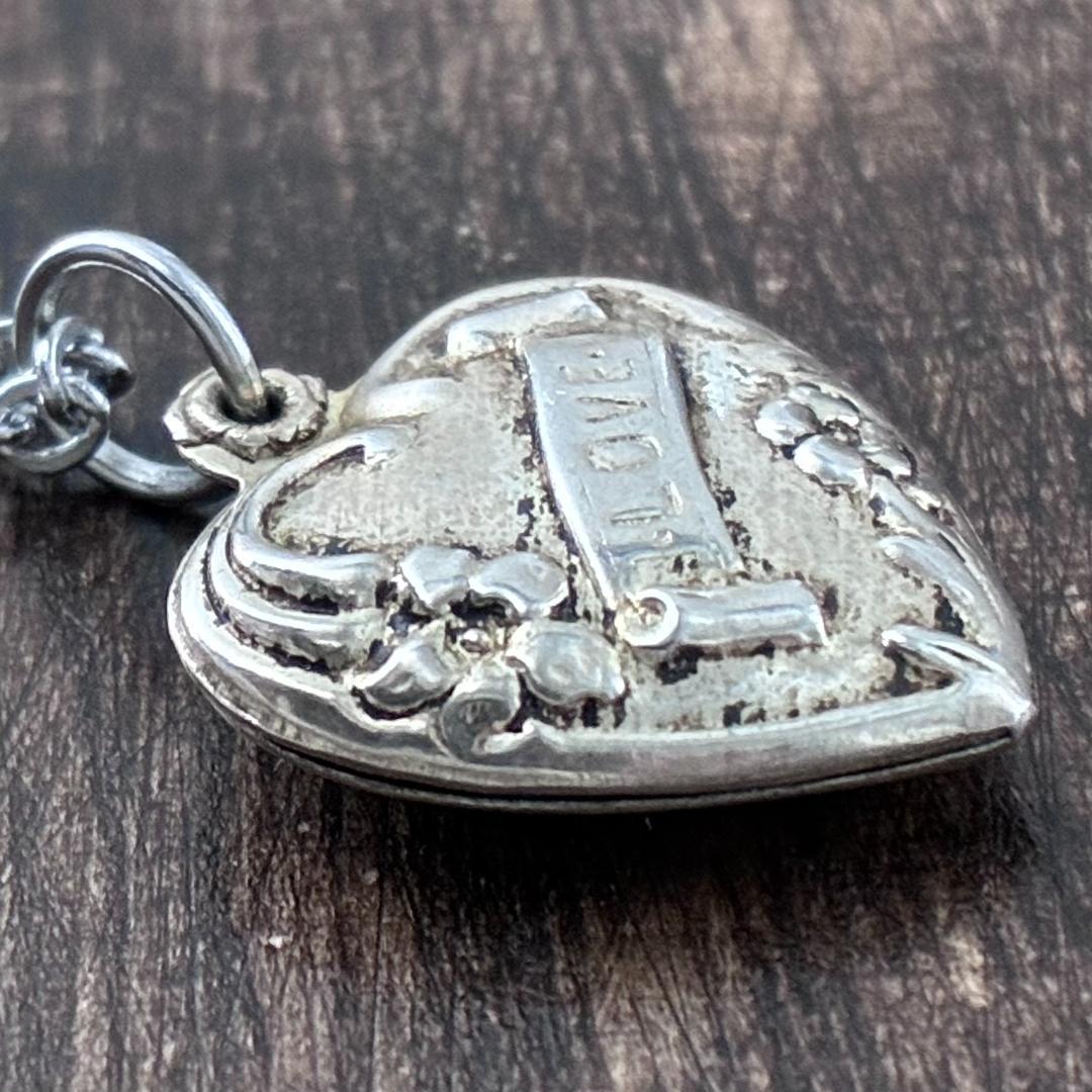 スウィートハートジュエリーI LOVE U勿忘草 シルバーヴィンテージ